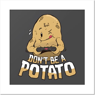 Gamer design potato Posters and Art